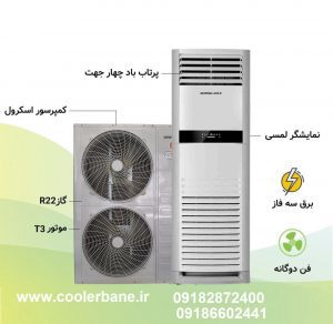 خرید کولر گازی ایستاده جنرال گلد60000